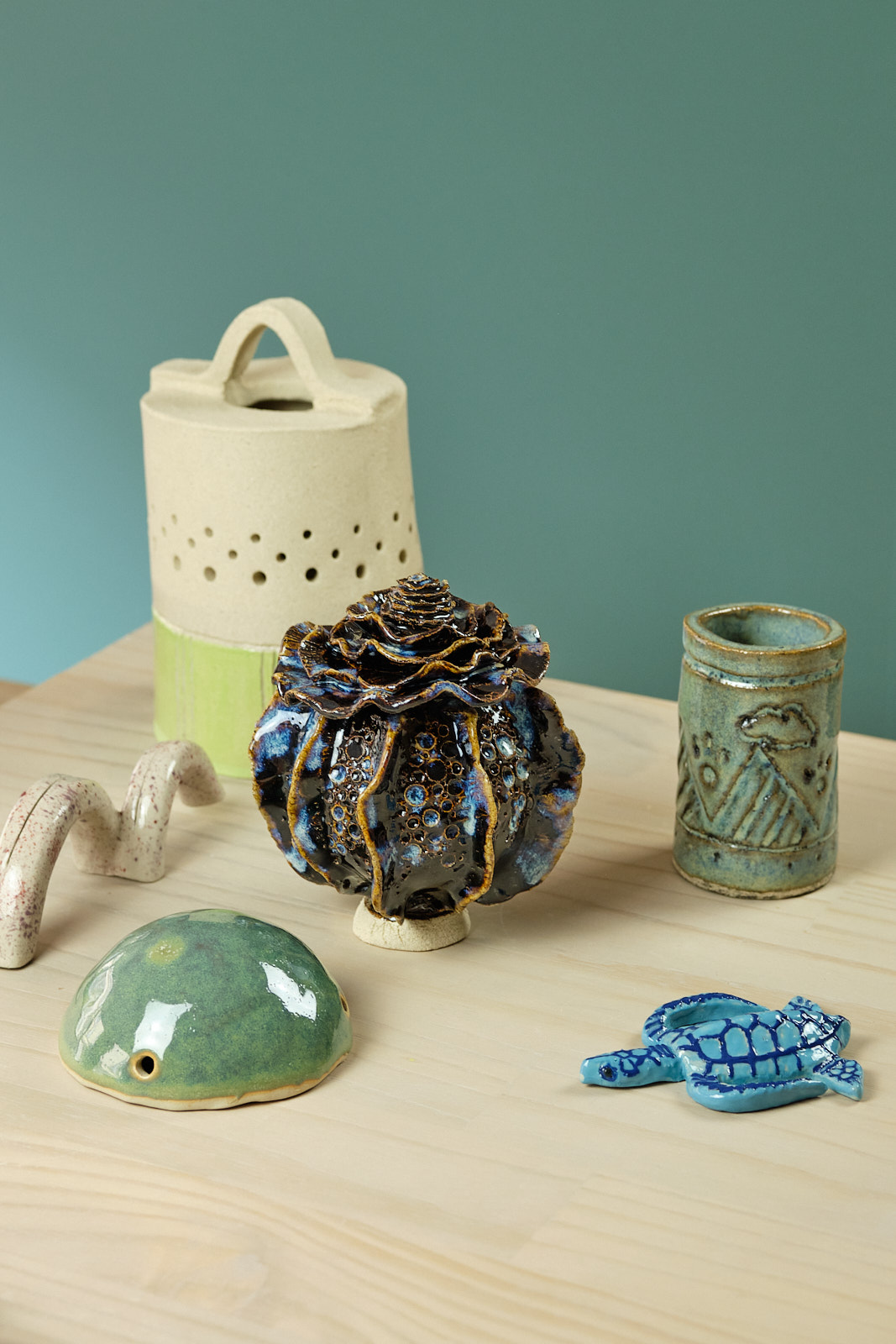 Travaux d'élèves - cours de modelage - Atelier Kiwano